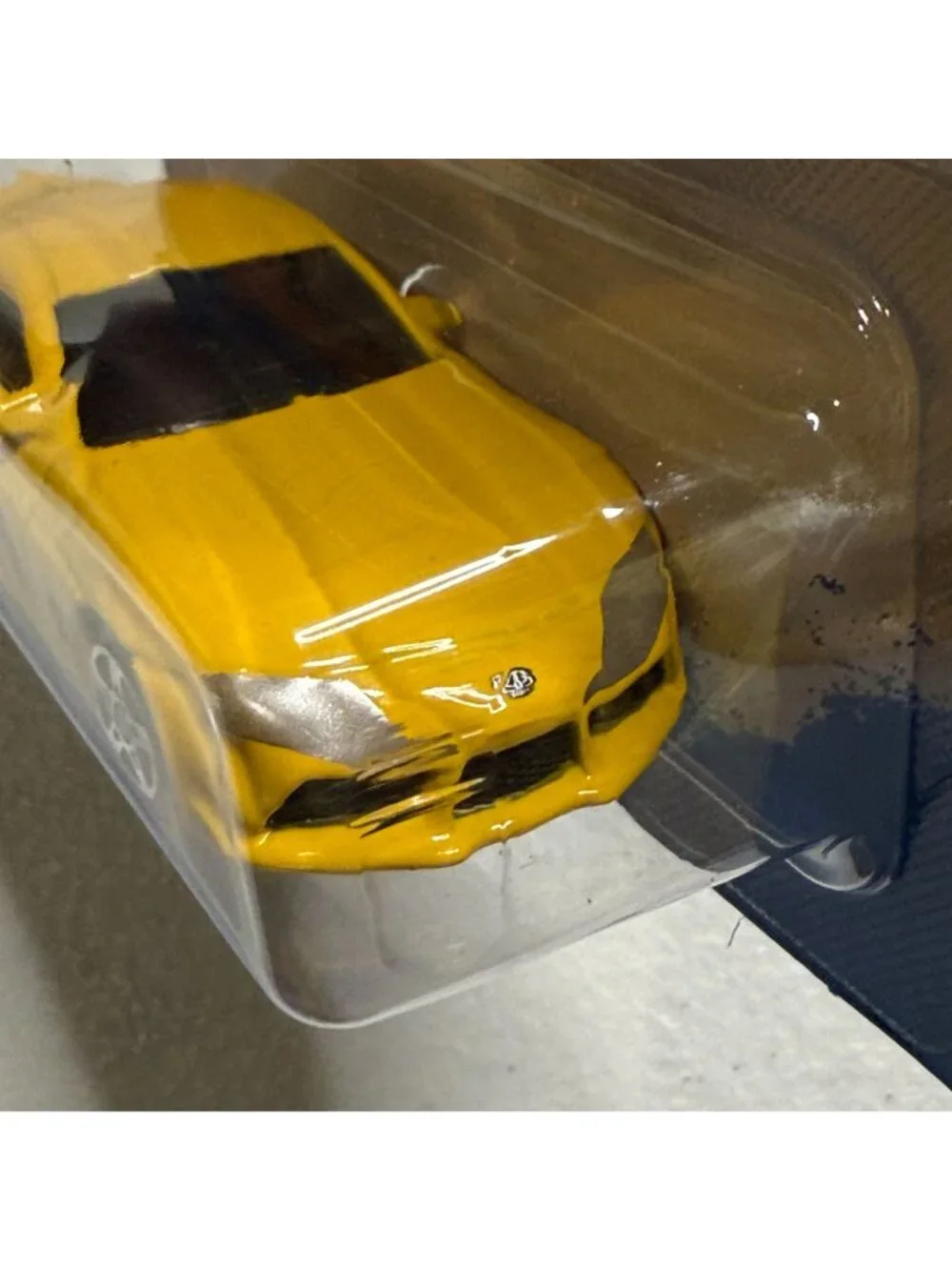 Maisto Toyota Supra Yellow 1:64 Fresh Metal Speed & Sport Diecast NOC